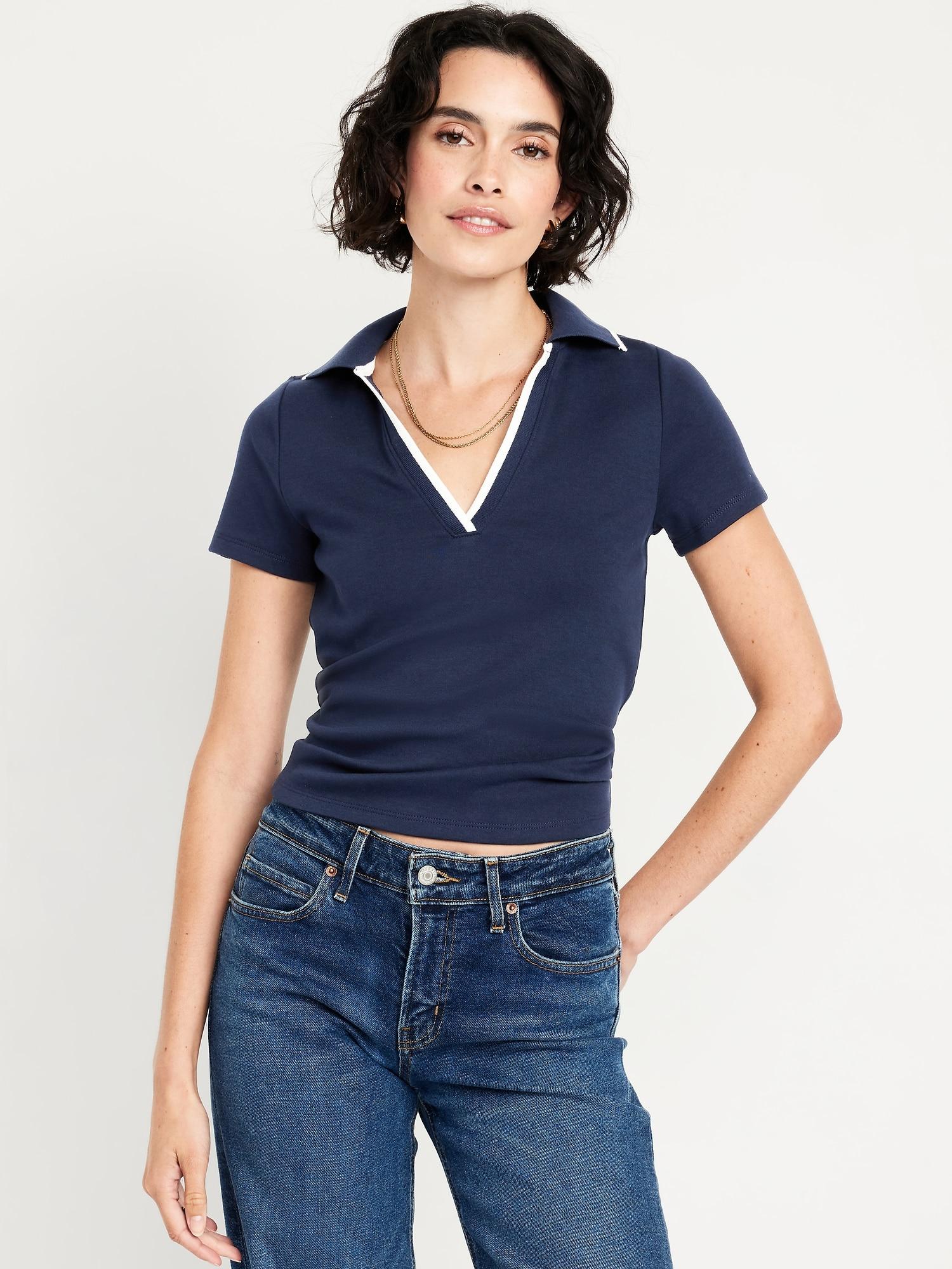short-sleeve polo