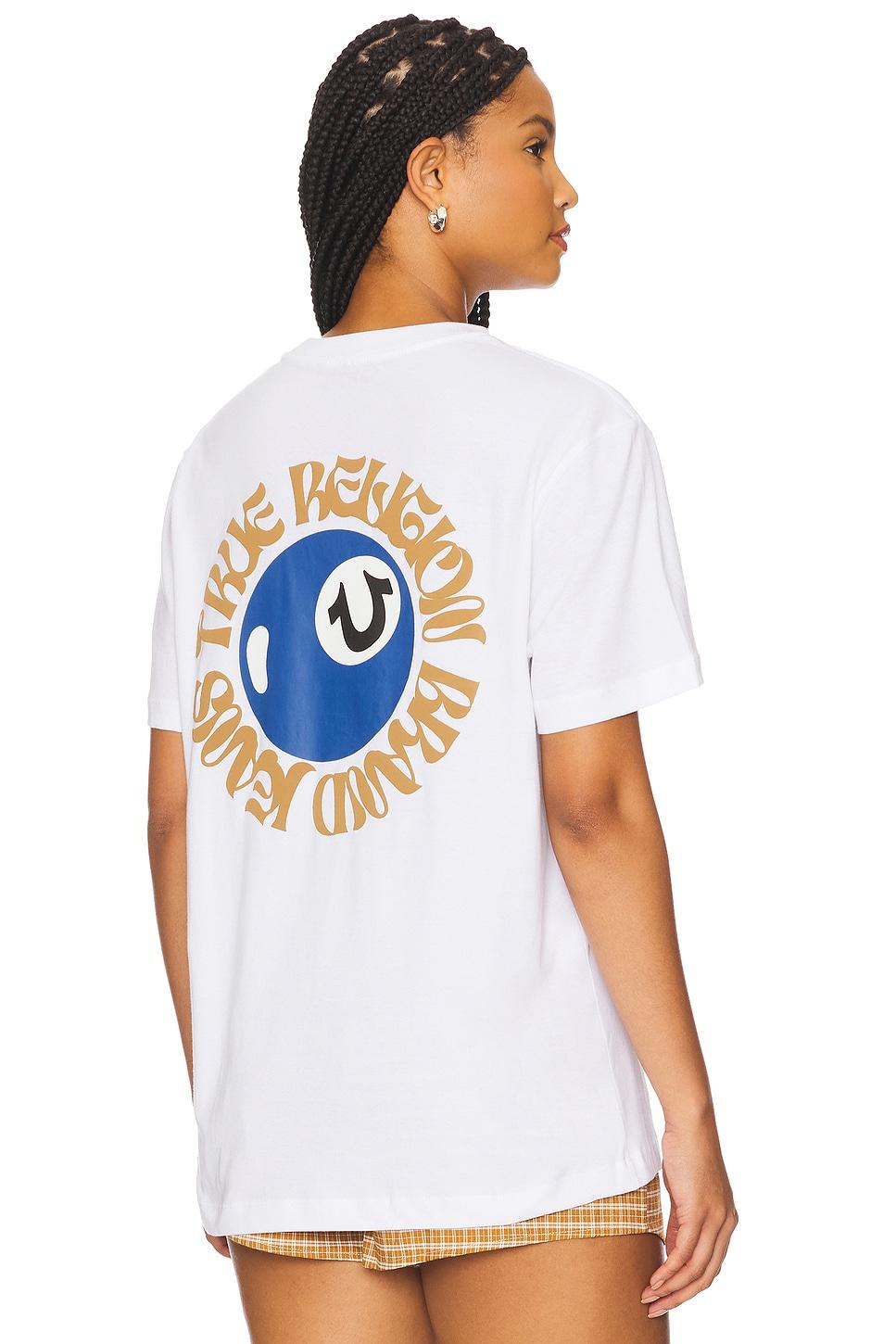 short sleeve puff ball tee