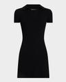 short-sleeve rib mini polo dress