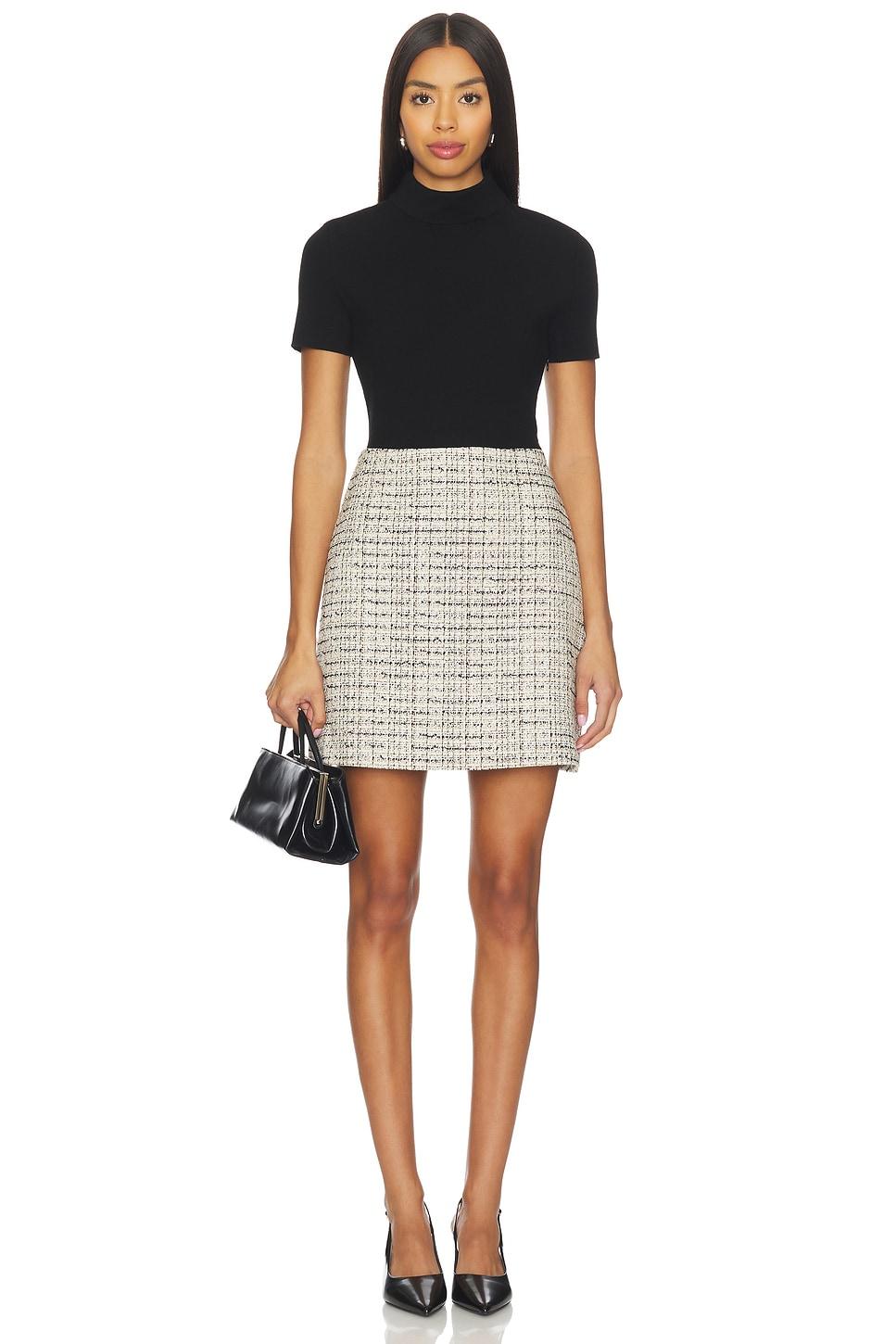 short sleeve roll neck dress