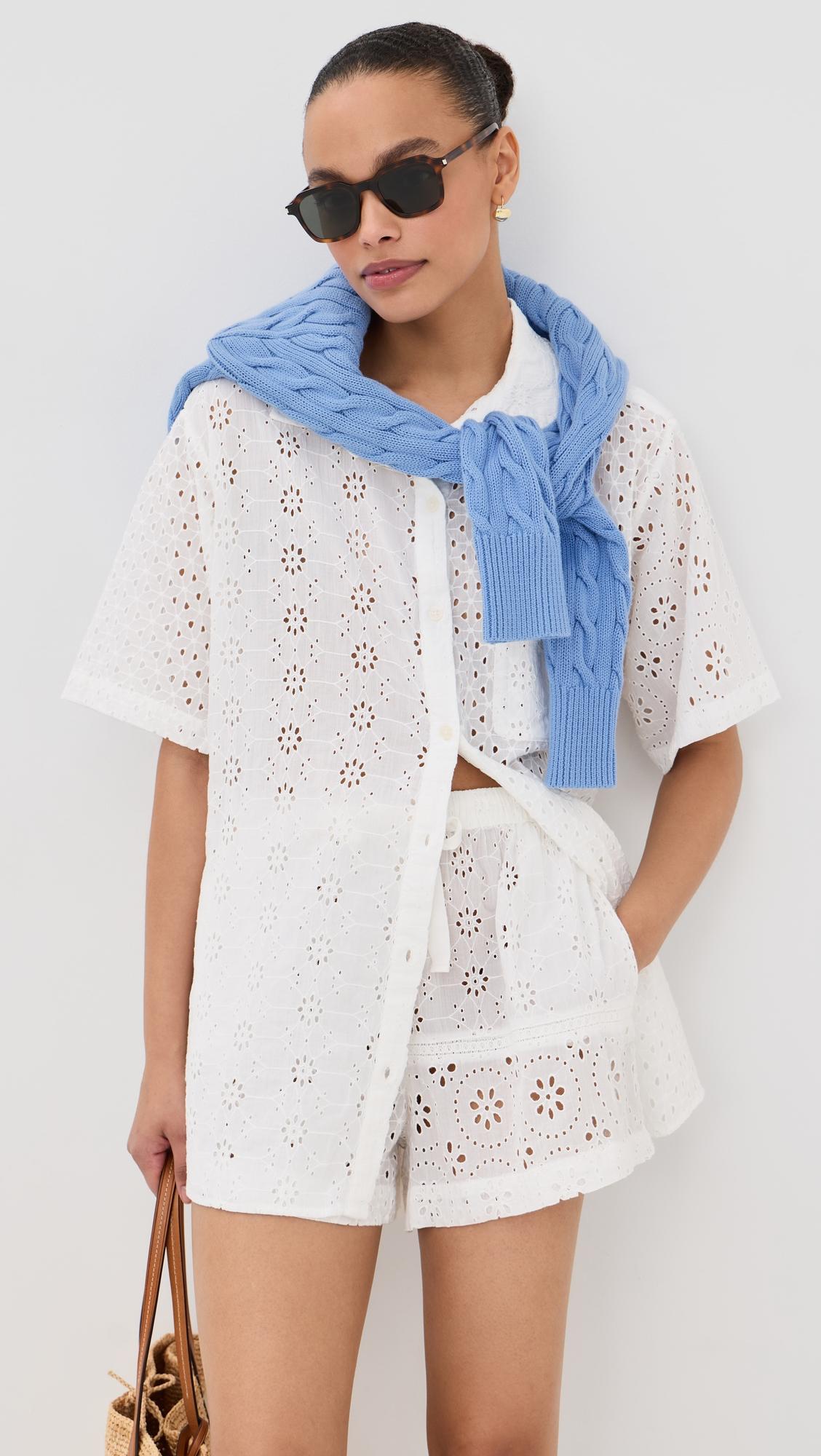 short sleeve shirt & shorts set