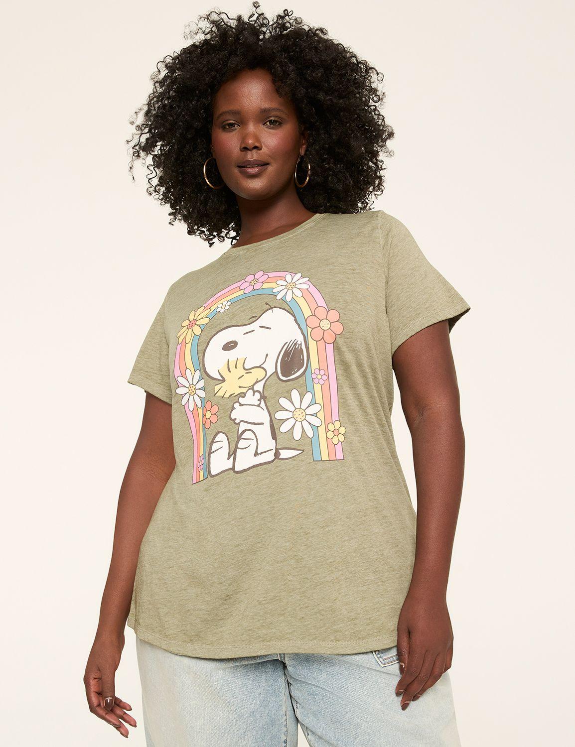 short-sleeve snoopy graphic tee