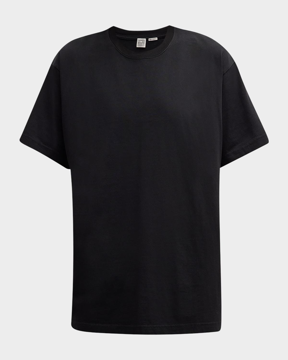 short-sleeve straight cotton t-shirt