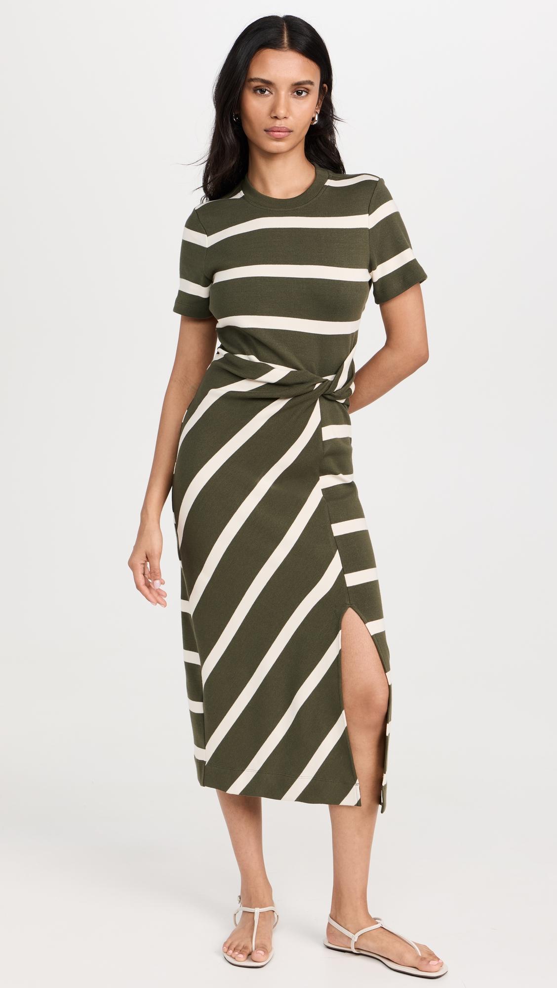 short sleeve striped cody dress