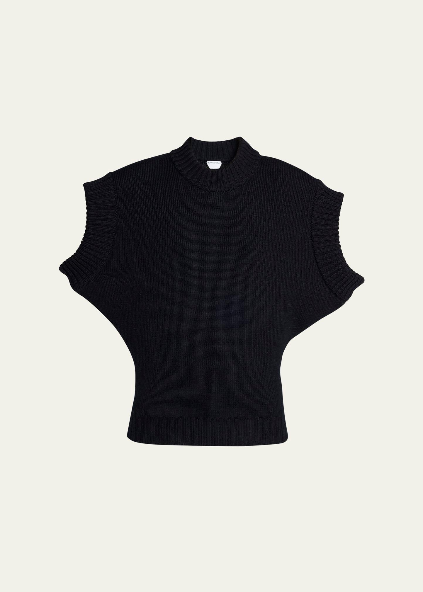 short sleeve wool sweater