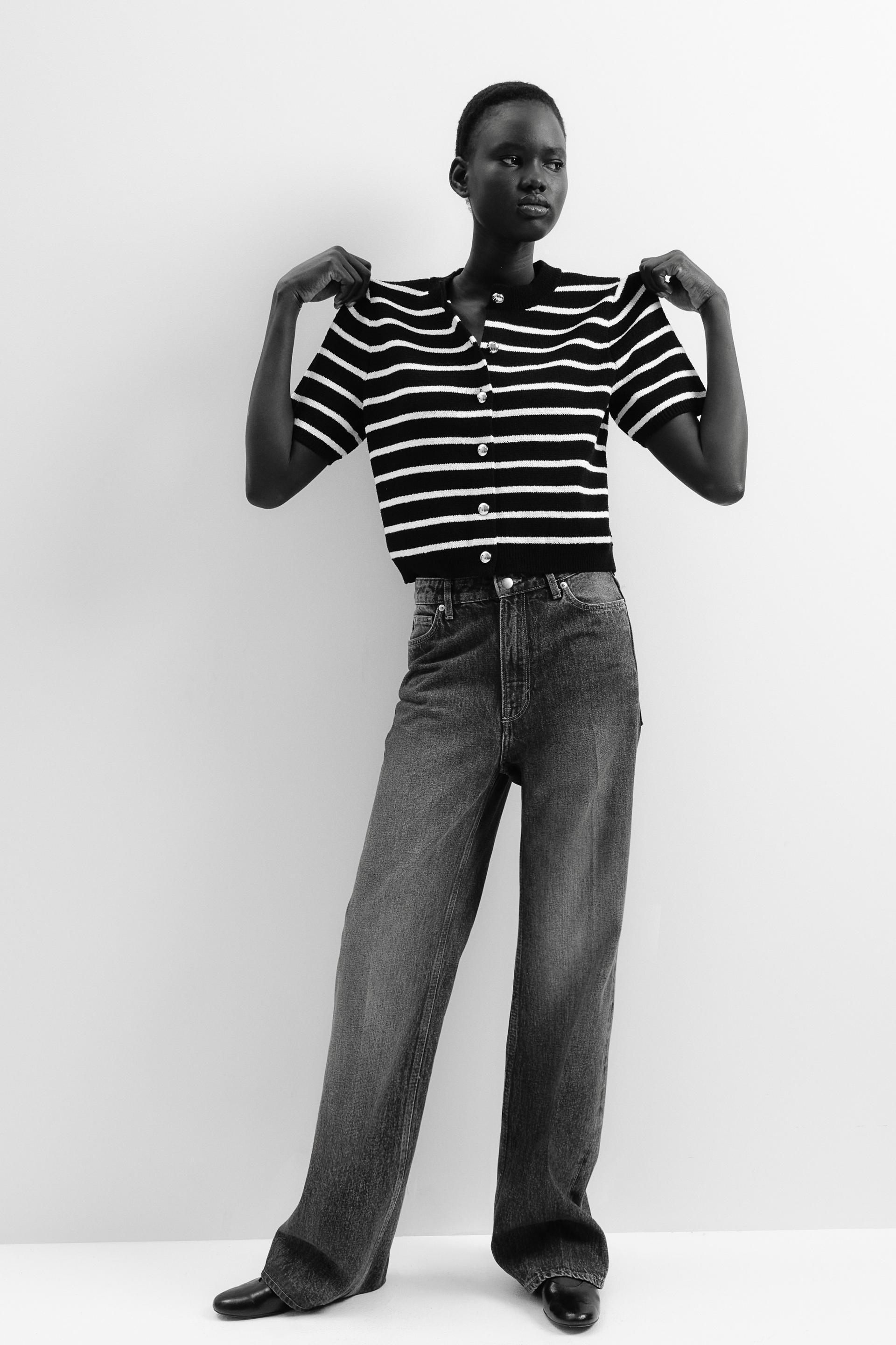 short-sleeved cardigan