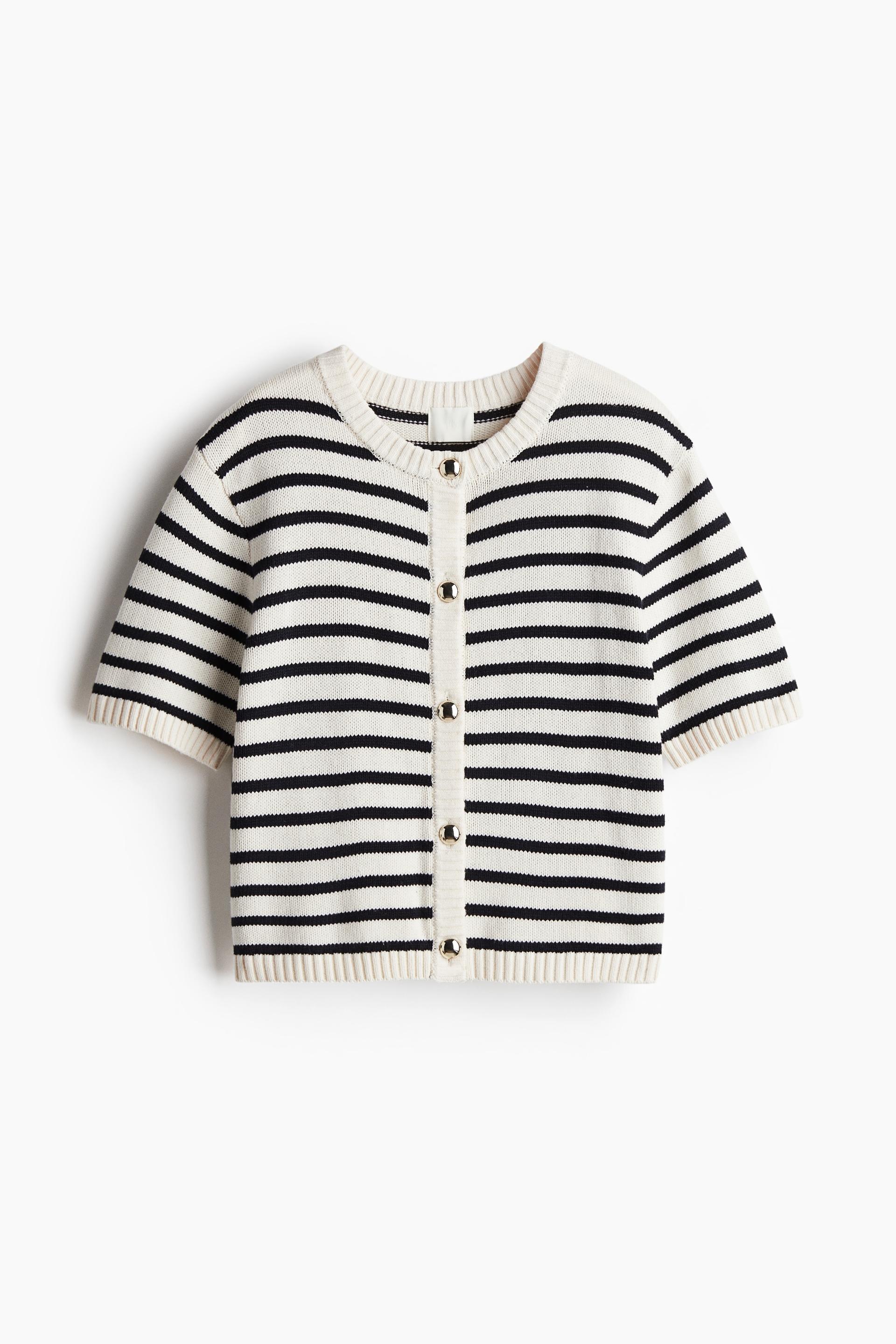 short-sleeved cardigan