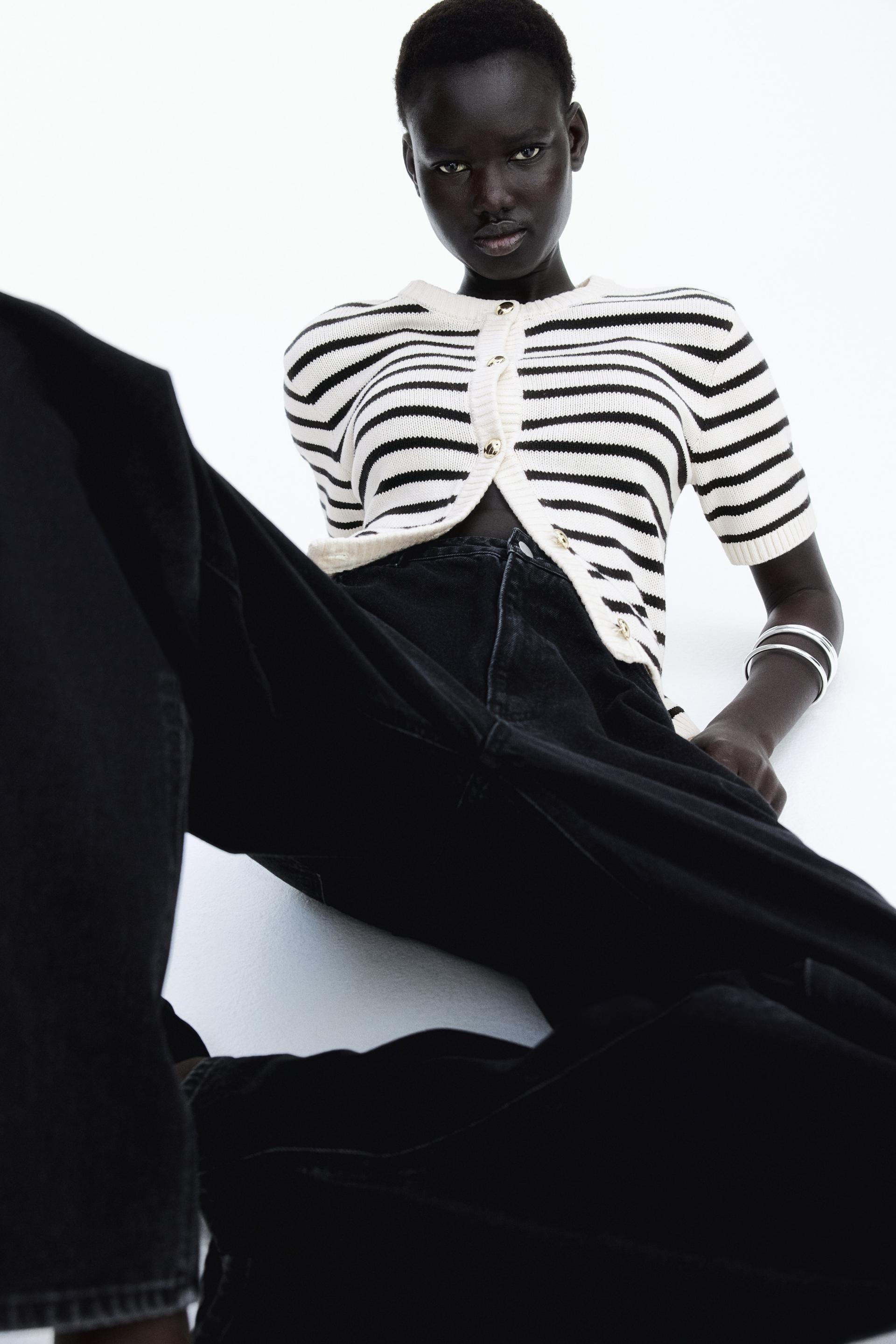 short-sleeved cardigan