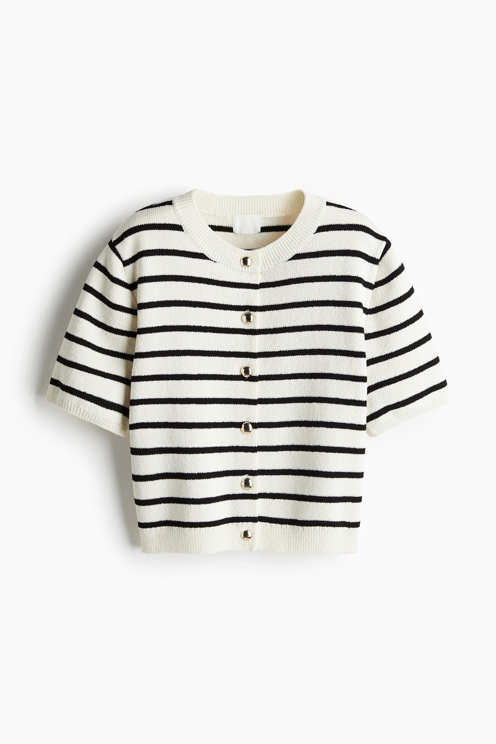 short-sleeved cardigan