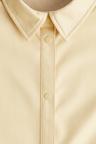short-sleeved coated shirt