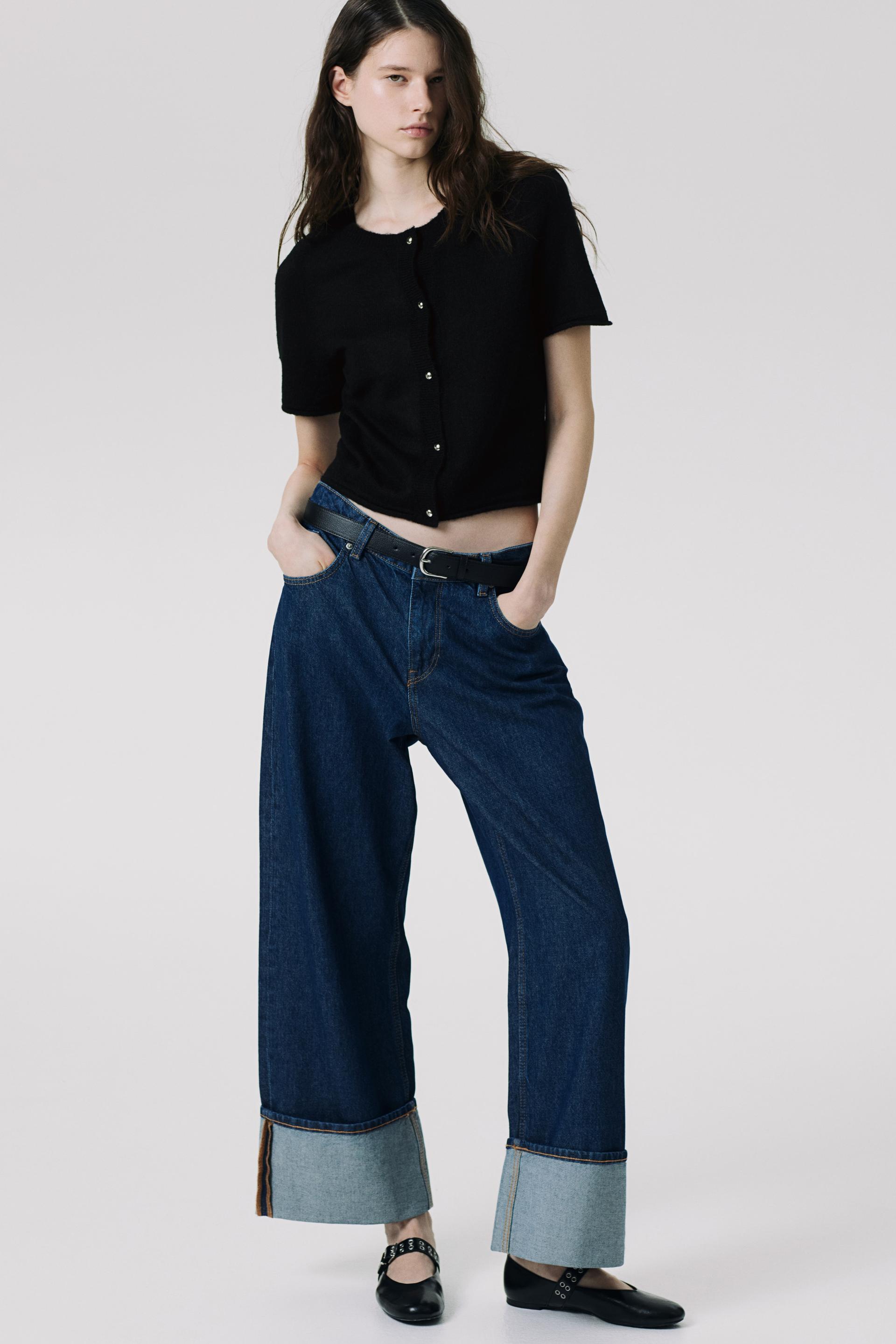 short-sleeved fine-knit cardigan