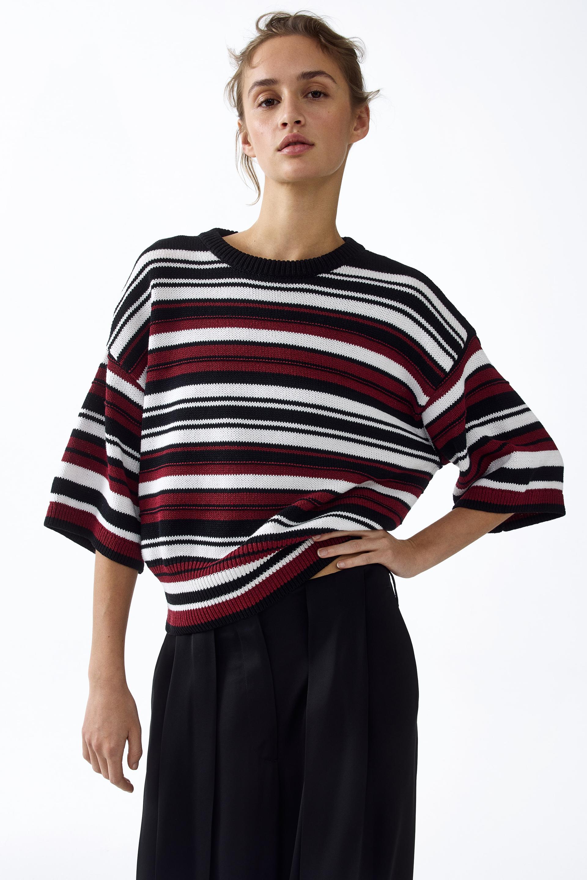 short-sleeved sweater