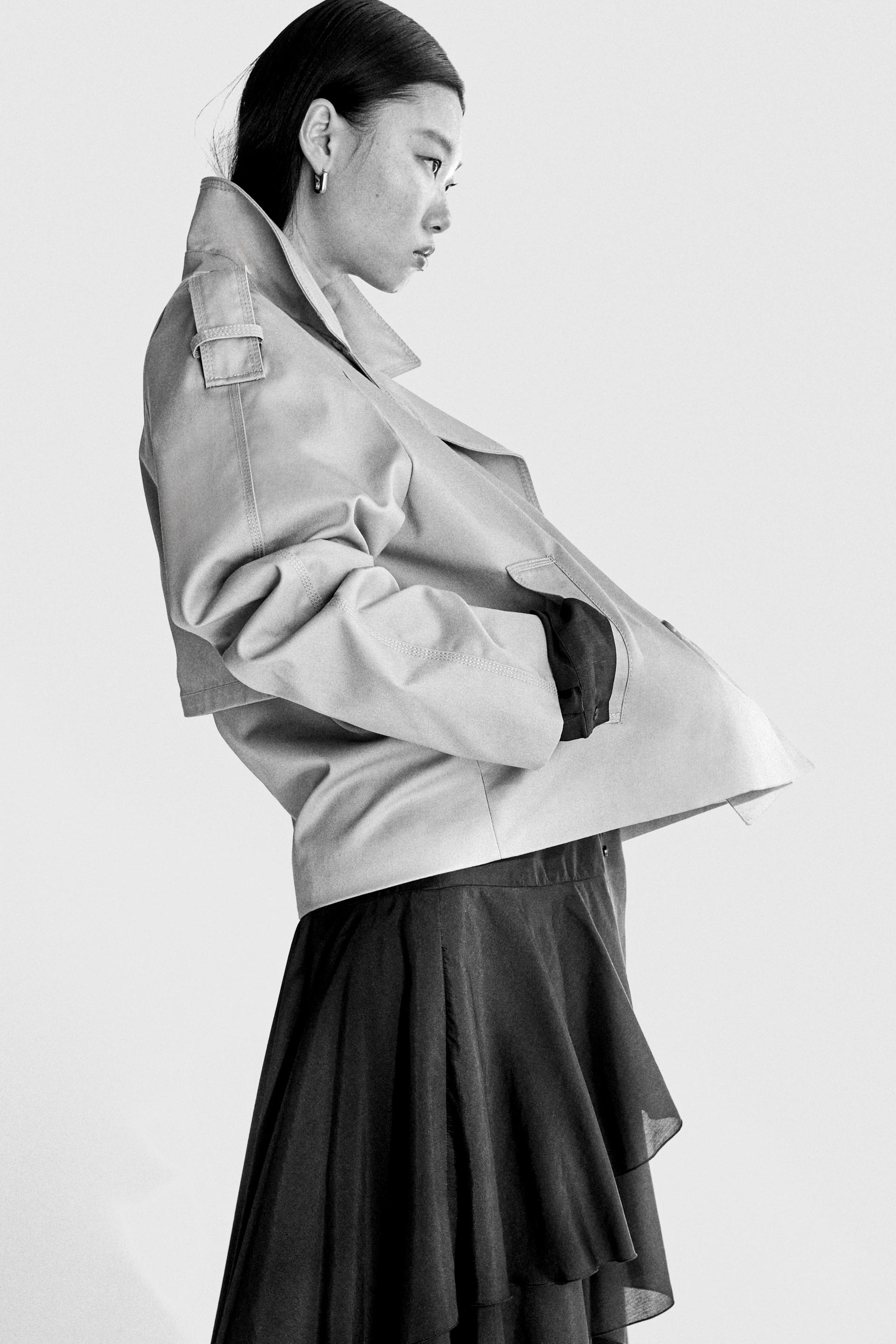 short trench coat