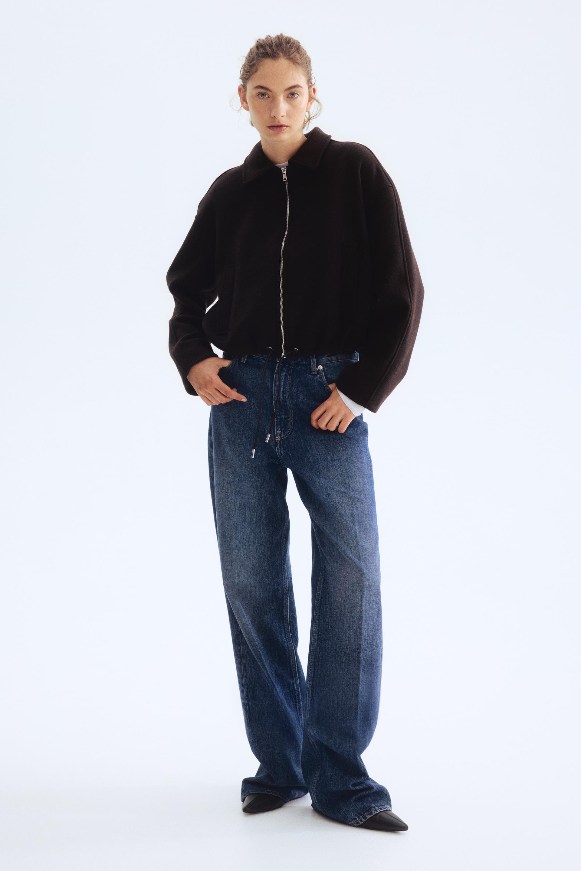 short wool-blend jacket