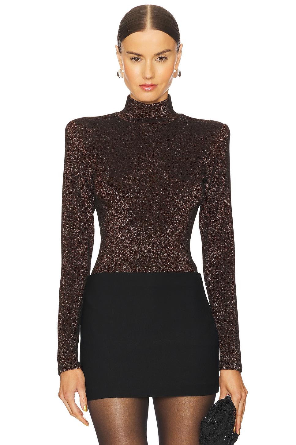 shoulder pad turtleneck