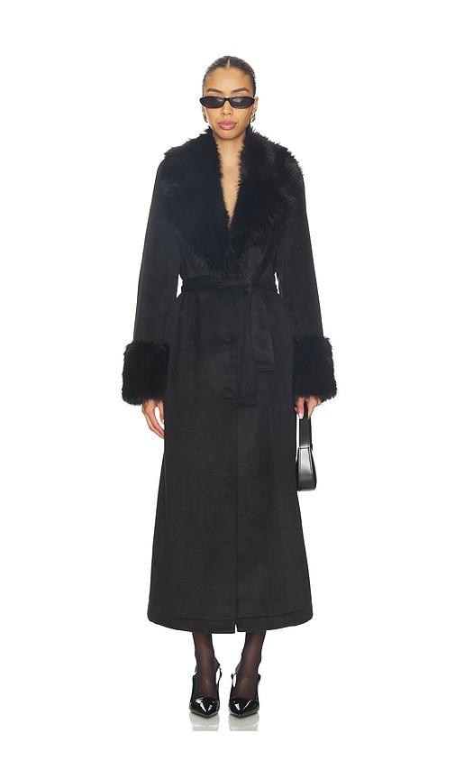 show me your mumu checkroom coat in black.