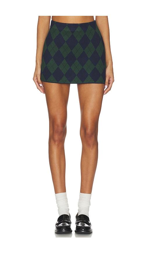 show me your mumu cher mini skort in green.