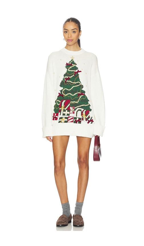 show me your mumu fireside sweater in white.