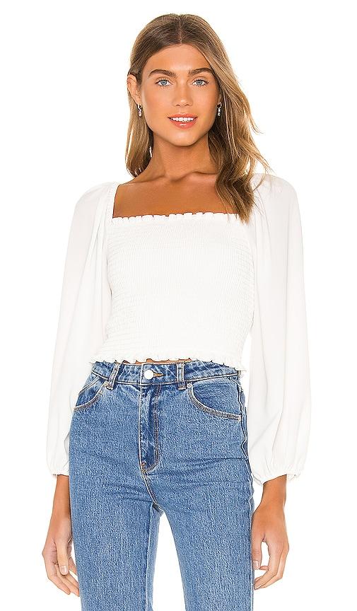 show me your mumu mindy top in white.