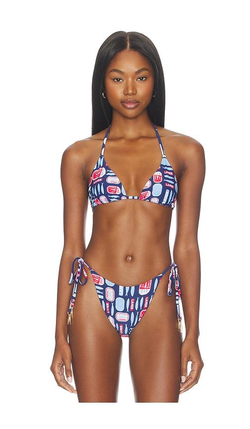 show me your mumu montego top in blue.