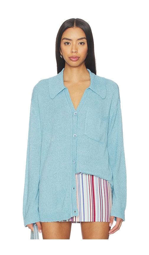 show me your mumu sonny sweater in blue.