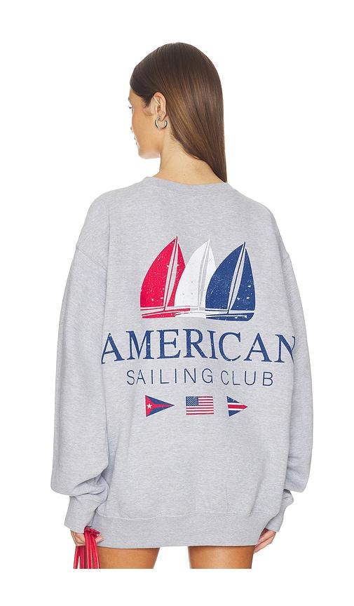 show me your mumu stanley sweatshirt in grey.