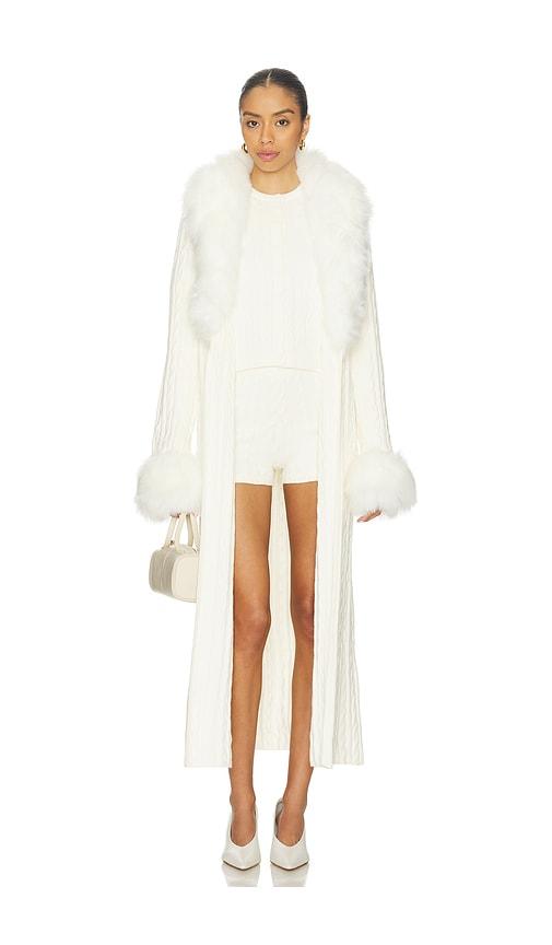 show me your mumu stormi cardigan in ivory.