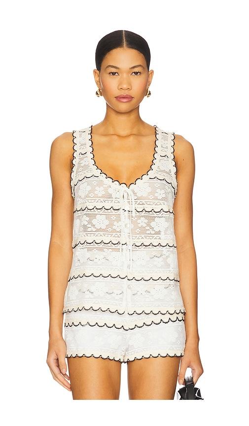 show me your mumu take it easy tank in cream.