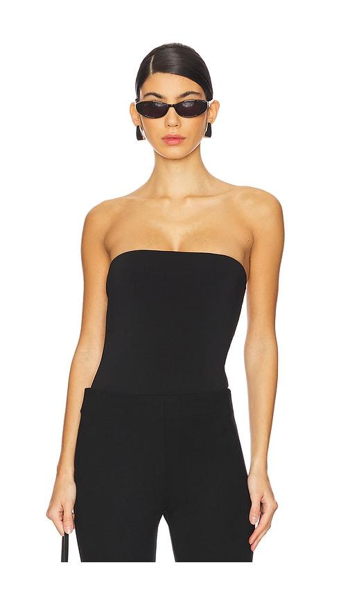 show me your mumu tube bodysuit in black.