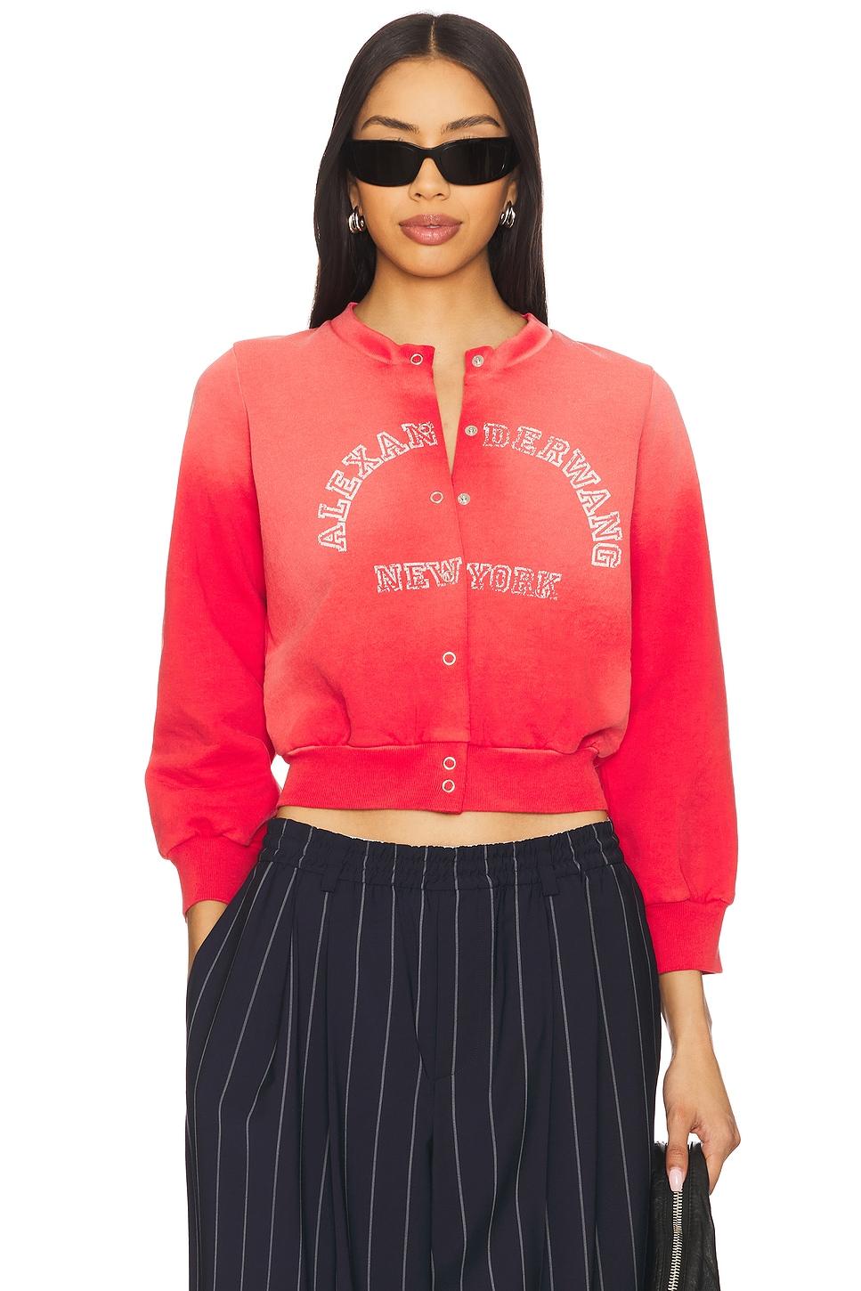 shrunken cardigan crewneck