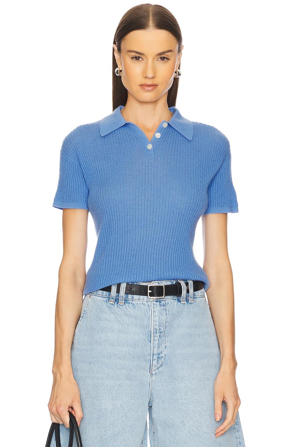 shrunken cashmere polo