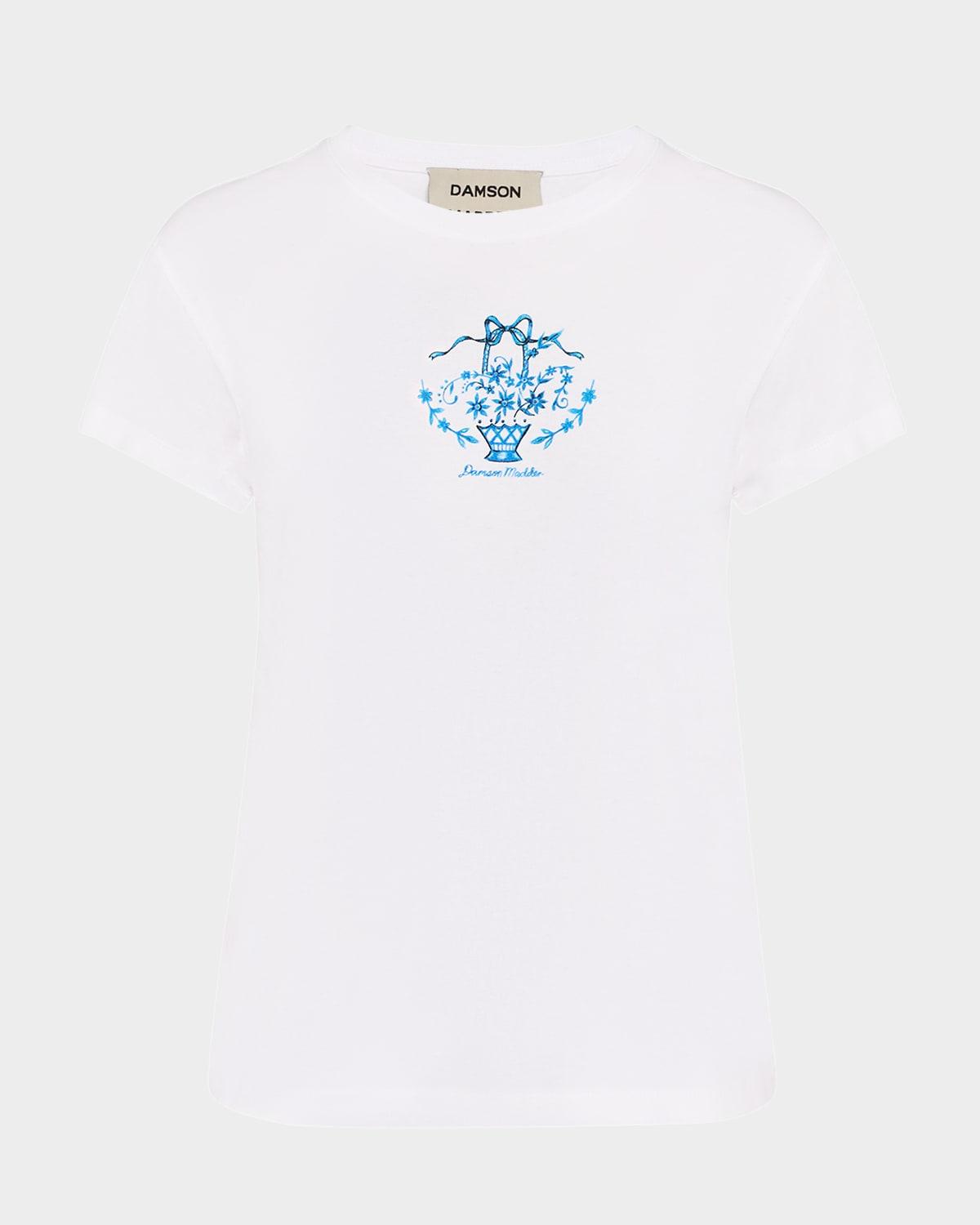 shrunken flower basket tee
