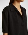 shrunken jo cashmere polo sweater