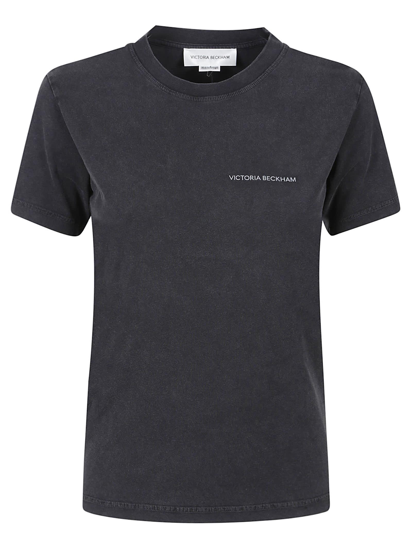 shrunken logo t-shirt