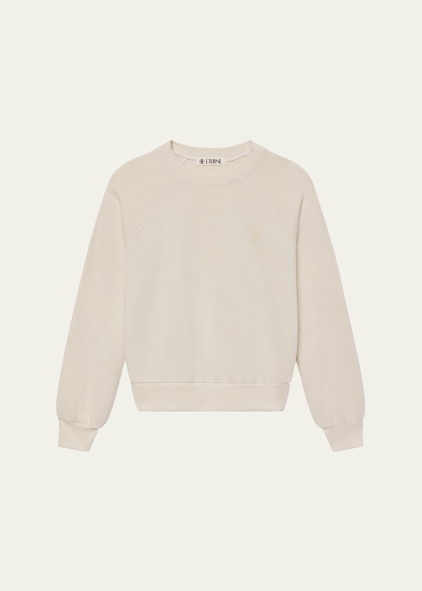 shrunken raglan sweatshirt