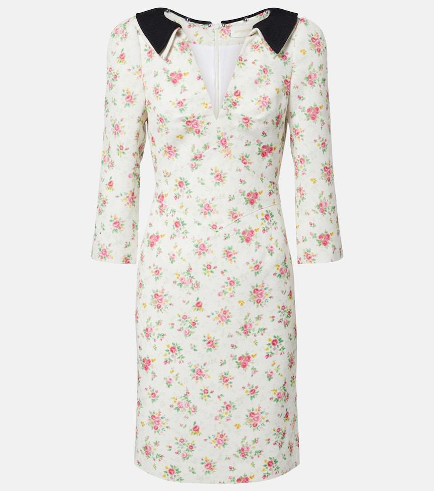 shushu/tong floral midi dress