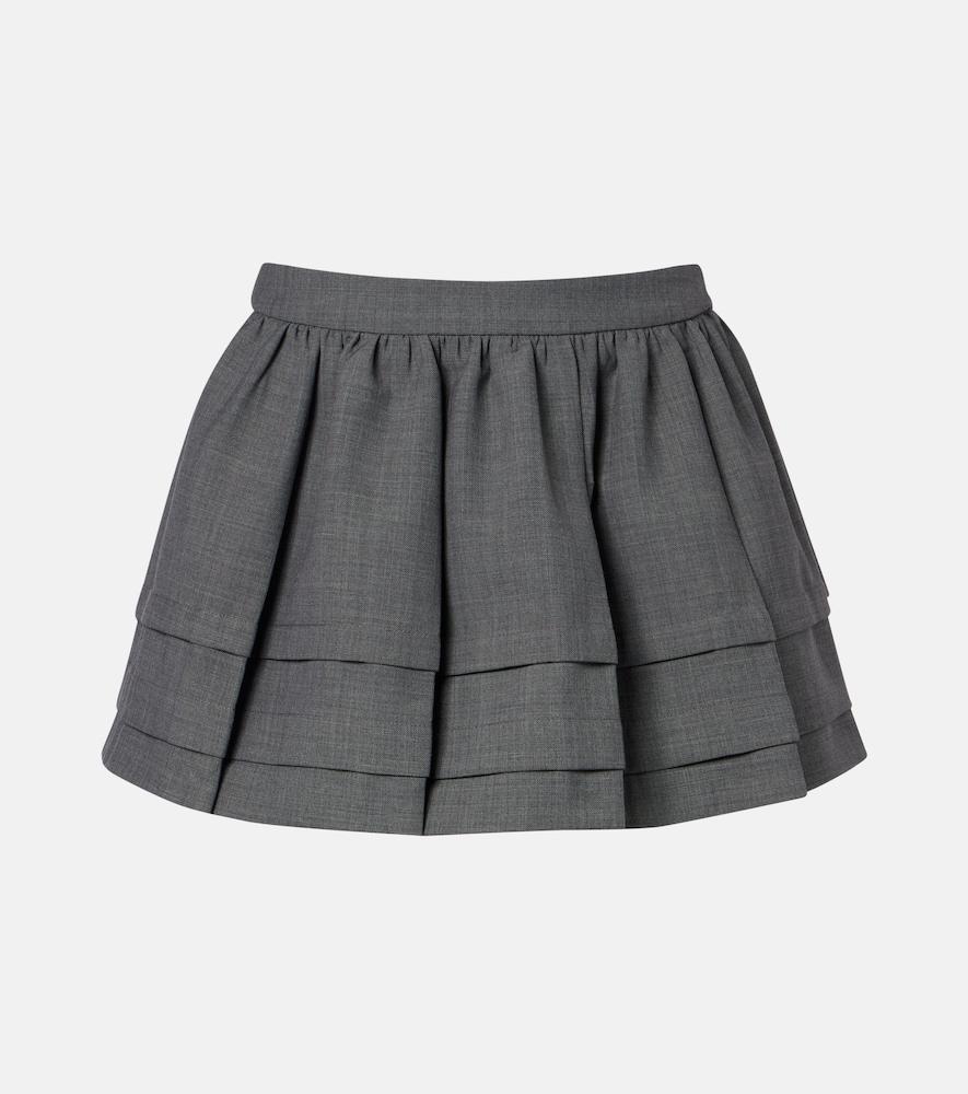 shushu/tong gathered miniskirt