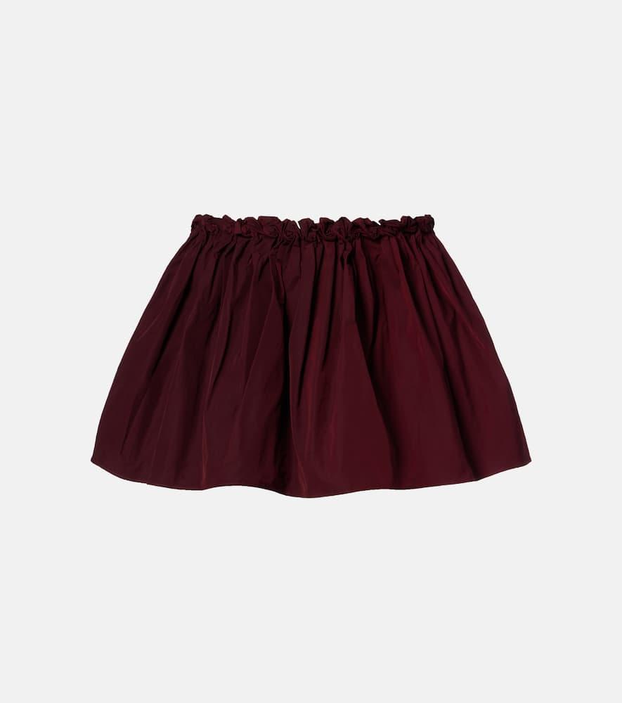 shushu/tong gathered miniskirt