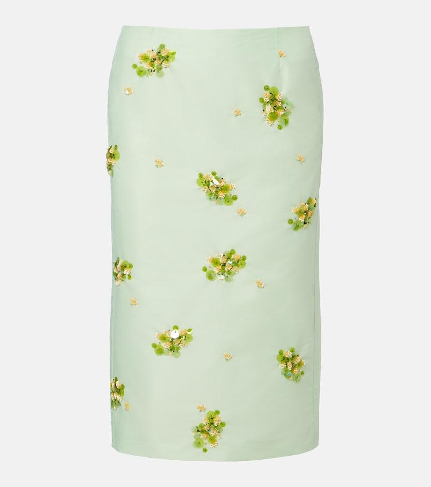 shushu/tong sequined midi skirt