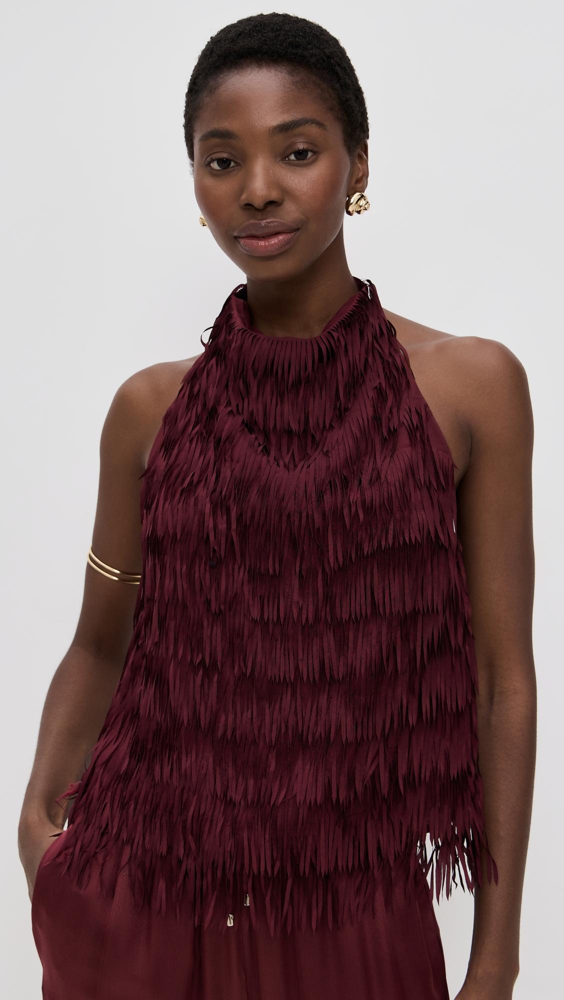 sicilia fringed top