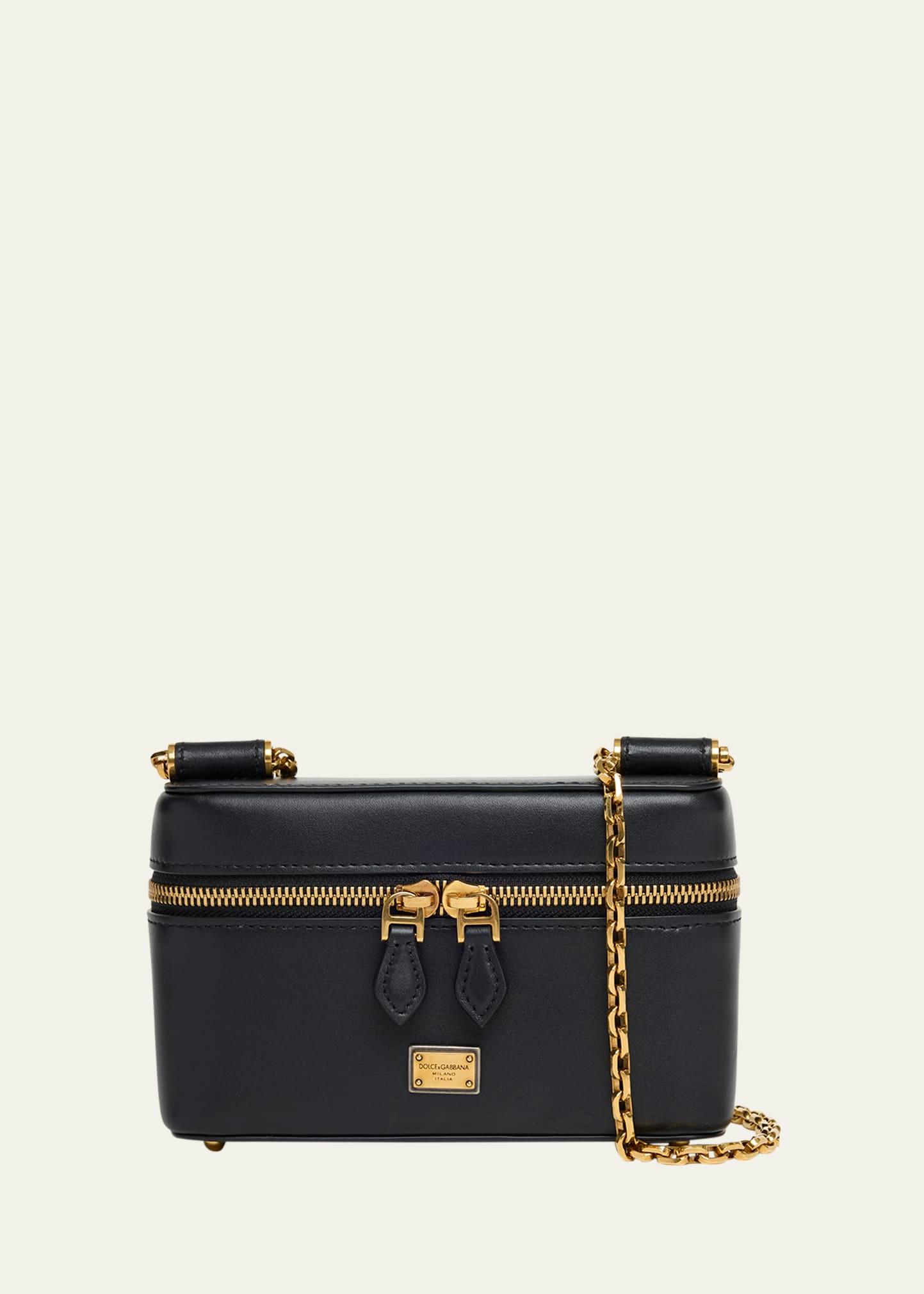 sicily calfskin vanity crossbody bag