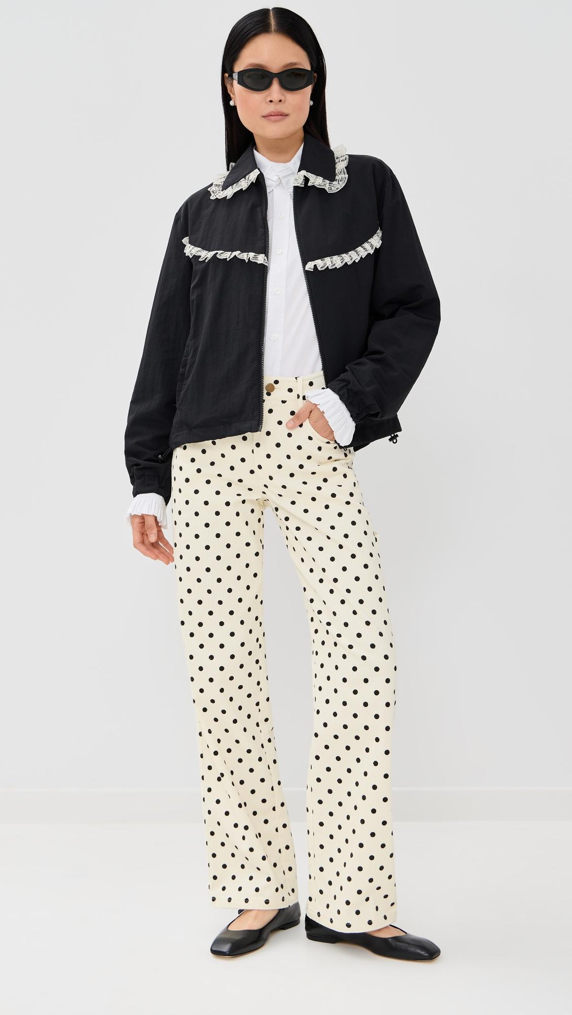 sid polka dot corduroy pants