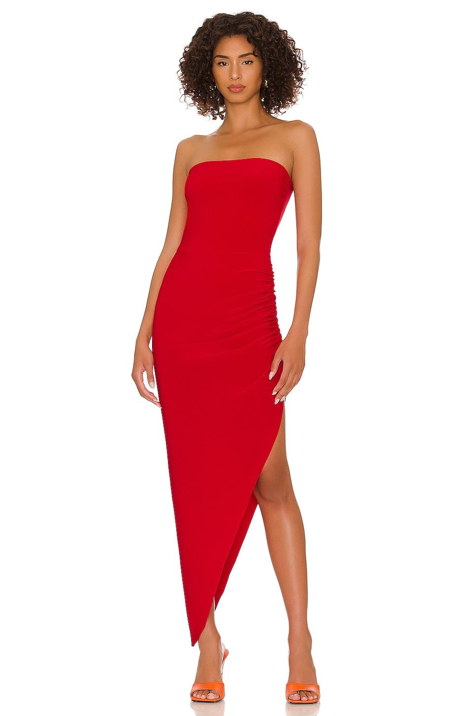 side drape gown