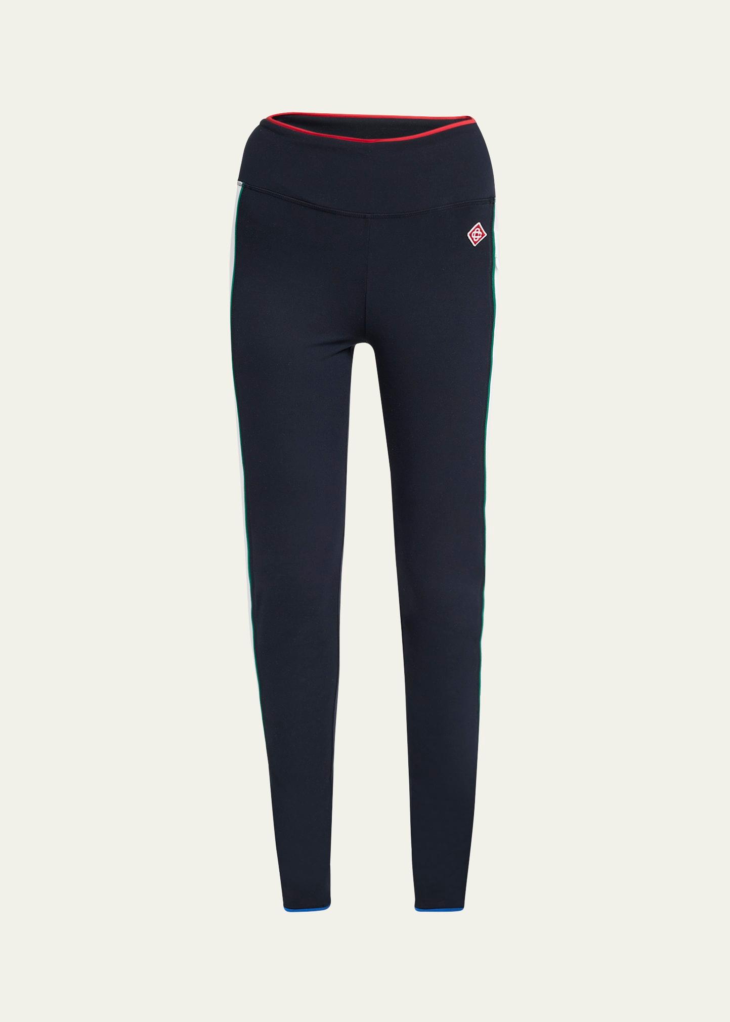 side-stripe activewear leggings