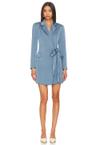 side tie blazer dress