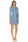 side tie blazer dress