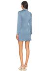 side tie blazer dress
