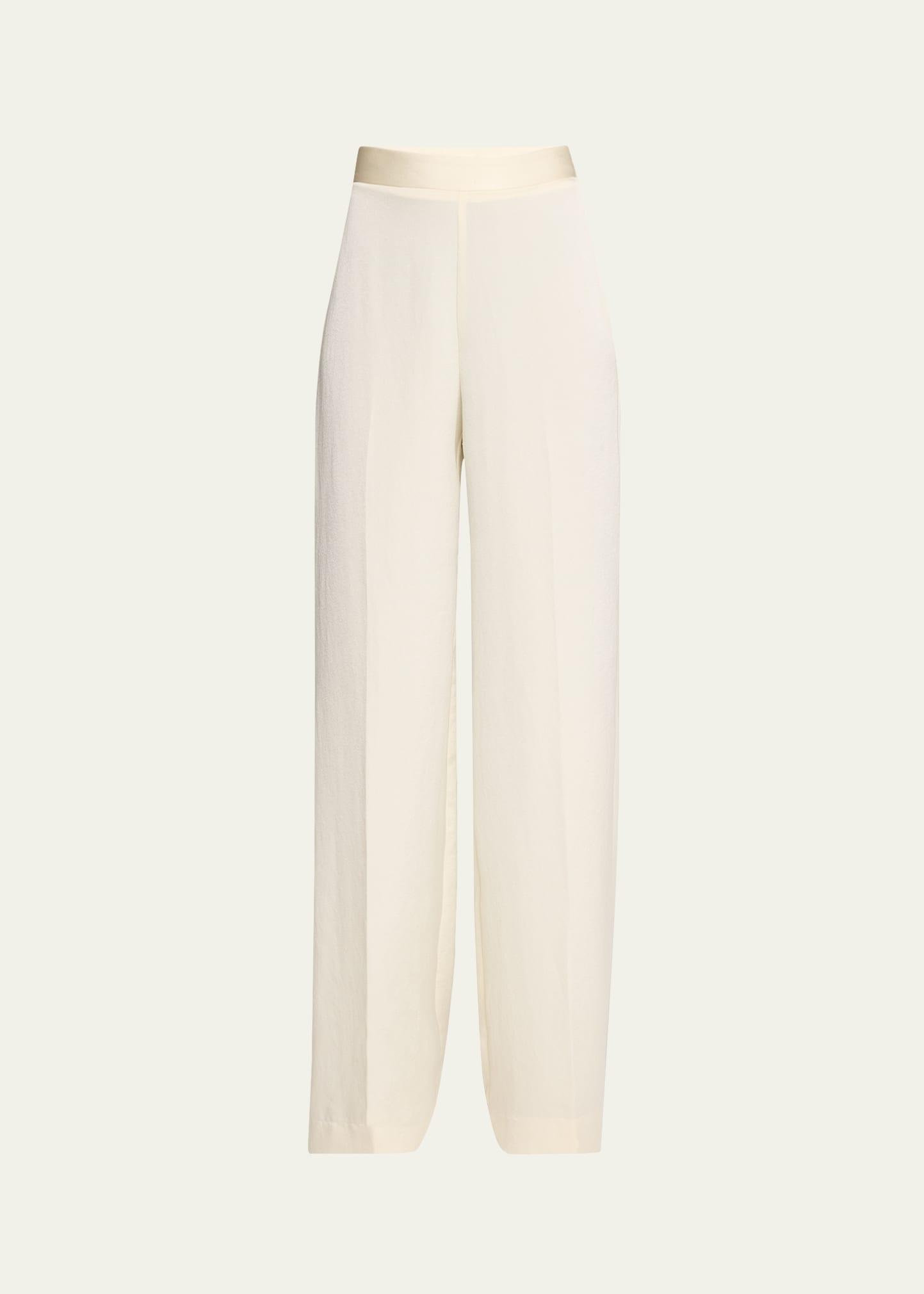 side zip wide leg pants