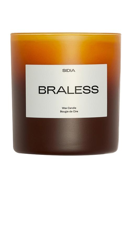 sidia braless candle in brown.
