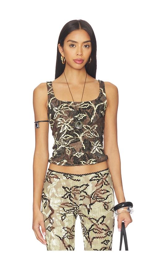 siedres cali top in brown.